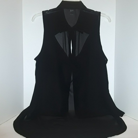 SIX DEGREES OF SEPARATION STUD SHEER HIGH LOW NWOT - Picture 2 of 3